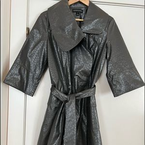 Bagatelle medium size 3/4 length coat with tie around waist (pre-owned)